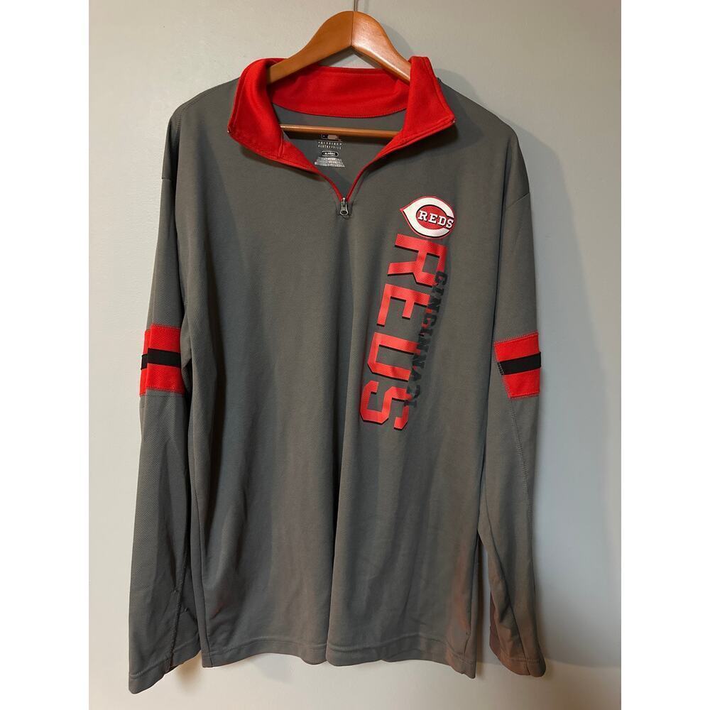 Cincinnati Reds MLB Genuine Merchandise 1/4 Zip Pullover XL